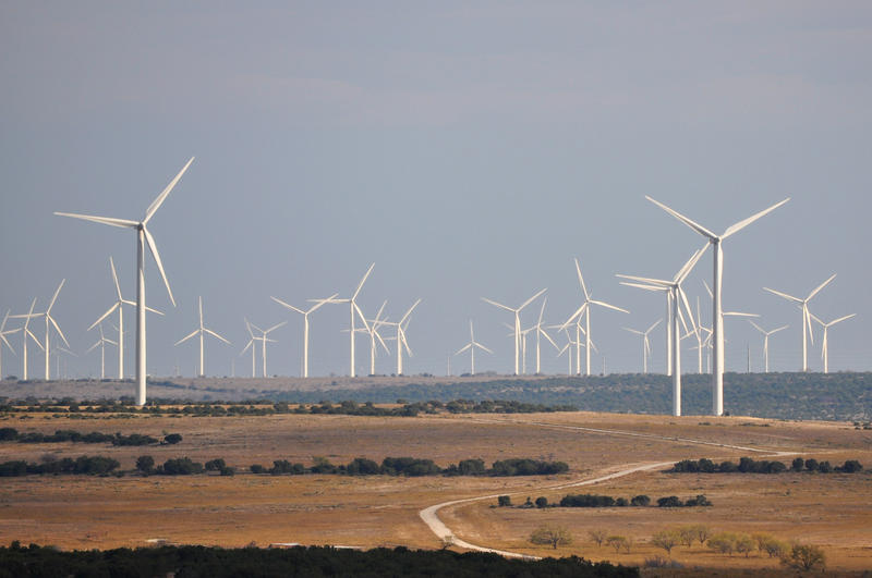 Texas wind farm renewable energy