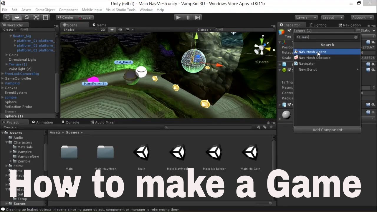 Unity game engine AI integration