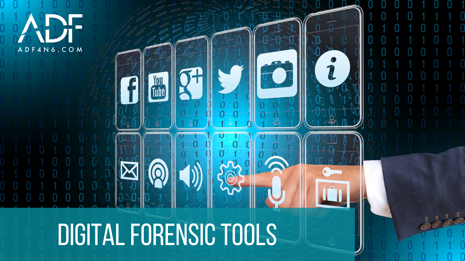 Digital forensic tools interface