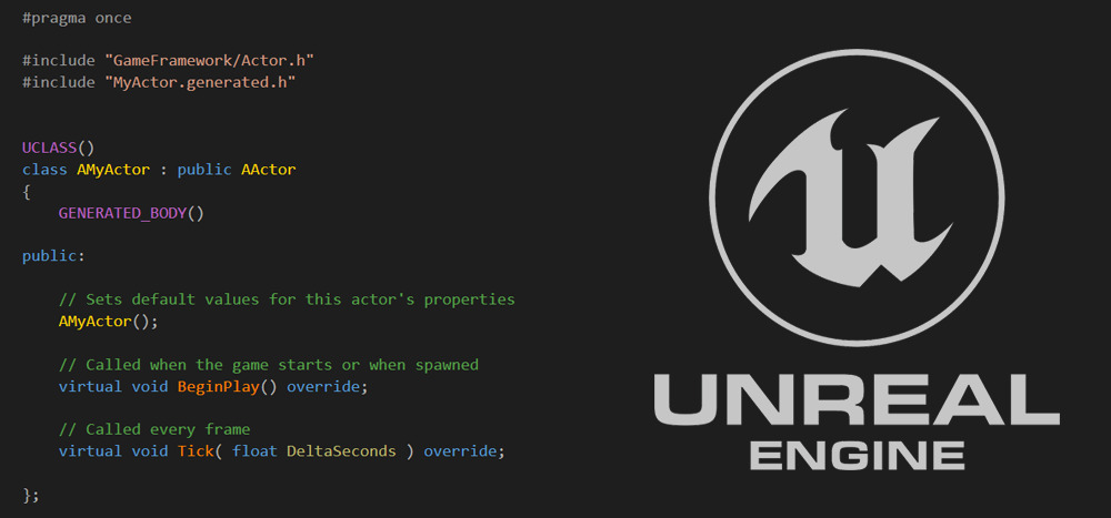 Unreal Engine C++ coding interface