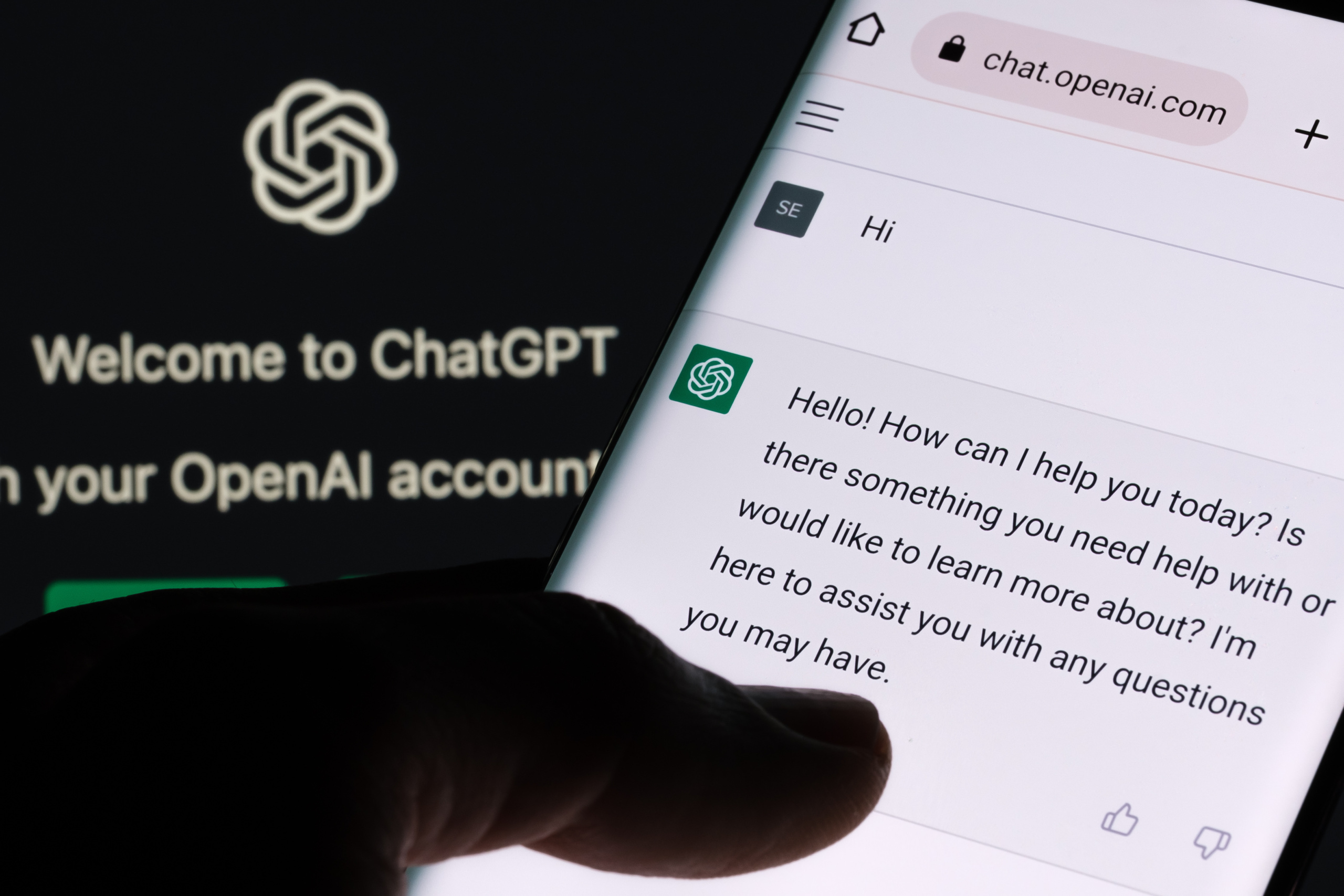 Medical student using ChatGPT