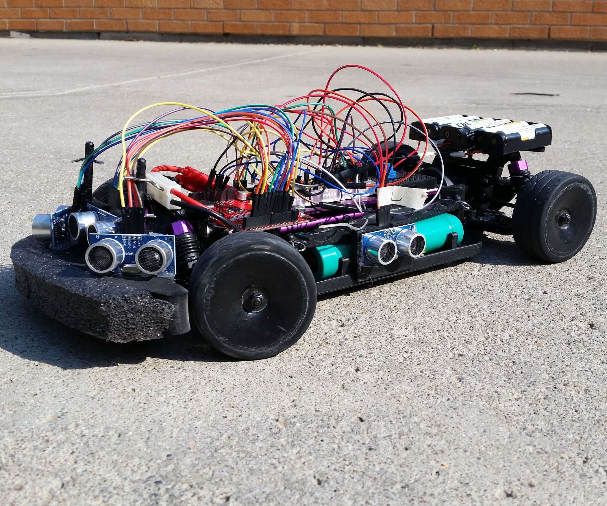 Small AI-driven RC Car setup
