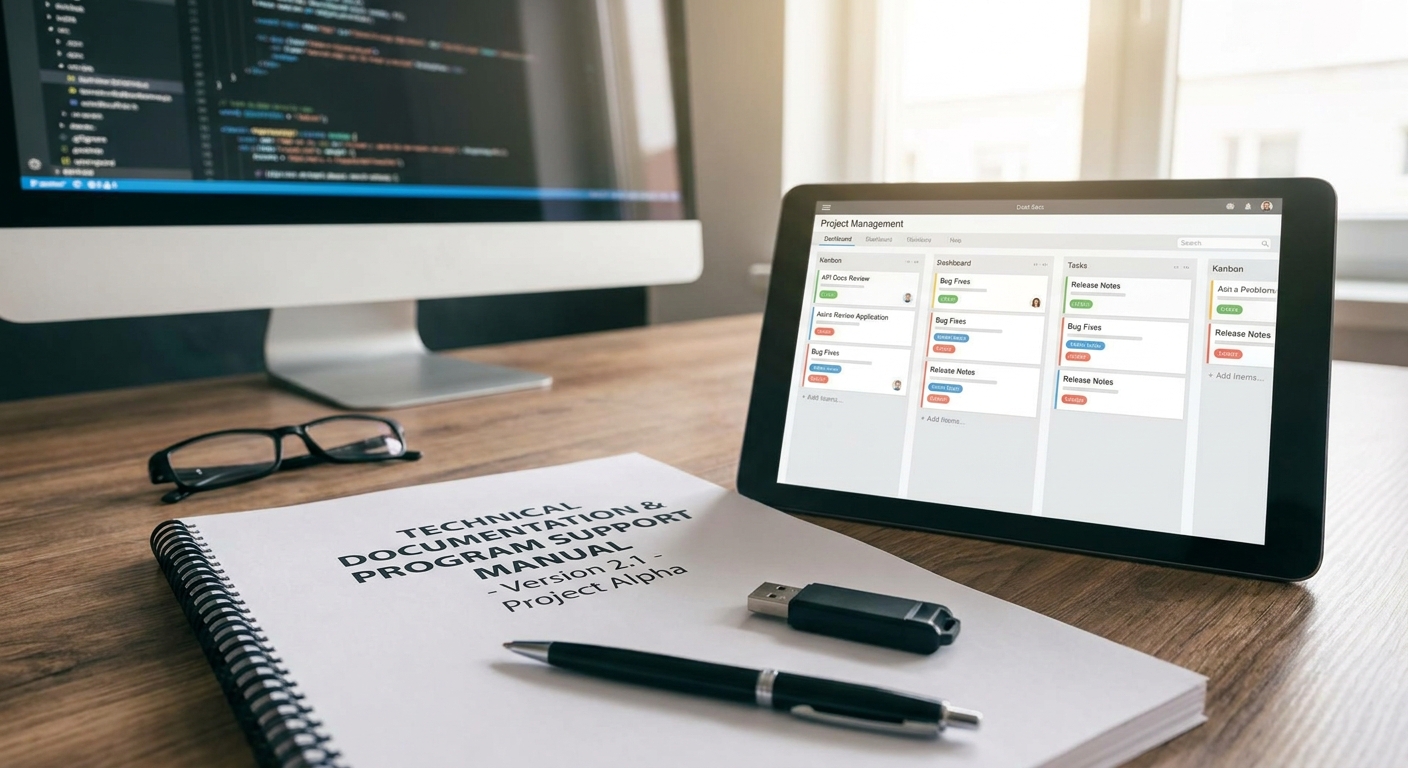 technical documentation background